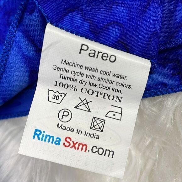 Rima Ladies Beach Wrap, Large, Blue Ombre - Picture 4 of 5